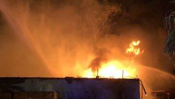 Crews respond to overnight fire at former Breakers Water Park